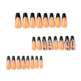 Vestindo armadura atacado preto francês com strass flash Vestindo armadura, pressione em pedaços de unha ｜ 365nails