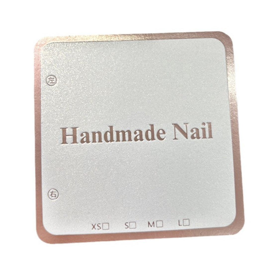 Square Minimal Display Cards for Handmade Press On Nails (MOQ=50)