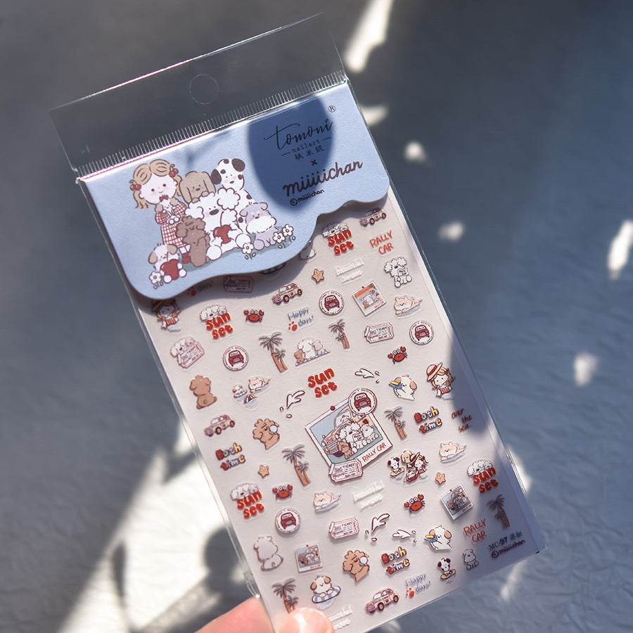365nails: "miiiichan 스위트 베이커리 베어" – 네일 아트 스티커