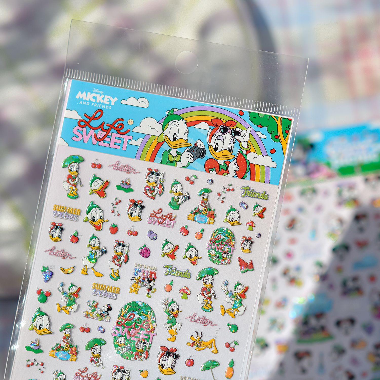 365nails: "Disney Mickey & Minnie Pique-nique fruité" – Autocollants pour ongles