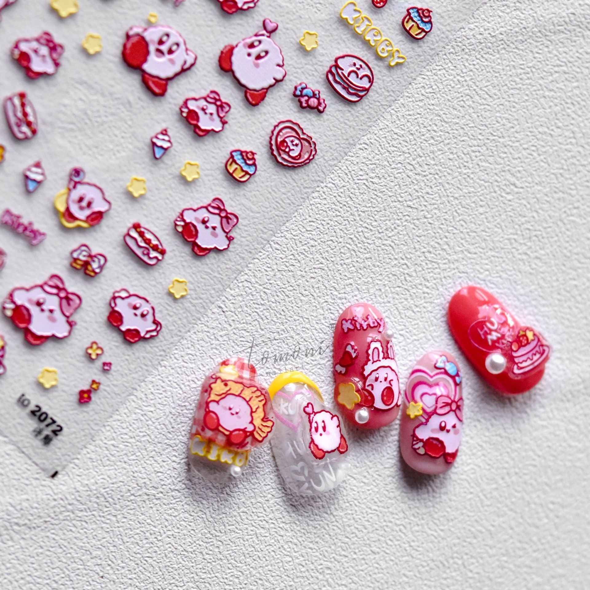 365nails: "Kirby kawaii friandises" – Autocollants pour ongles
