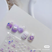 365nails: "Purple Sweet Love" – nail art stickers