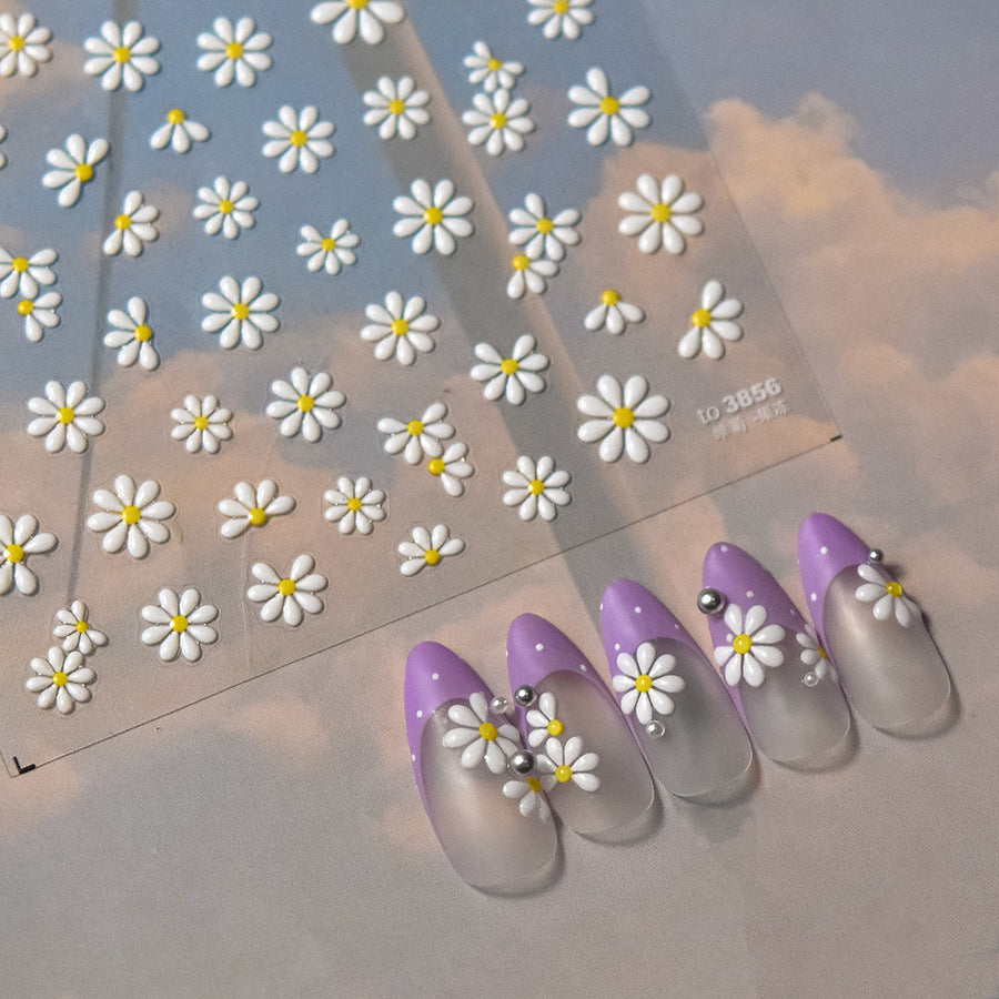 365nails: "젤리 데이지 꽃" – 네일 아트 스티커