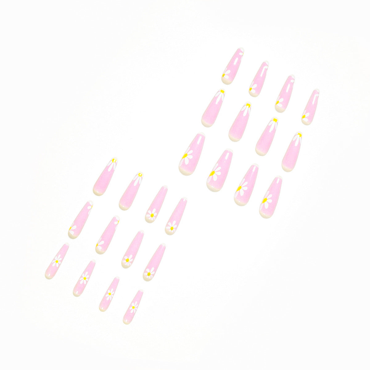 Uñas postizas estilo pastoral, uñas postizas con espejo cruzado, suministro directo, producto de parche para uñas | 365nails