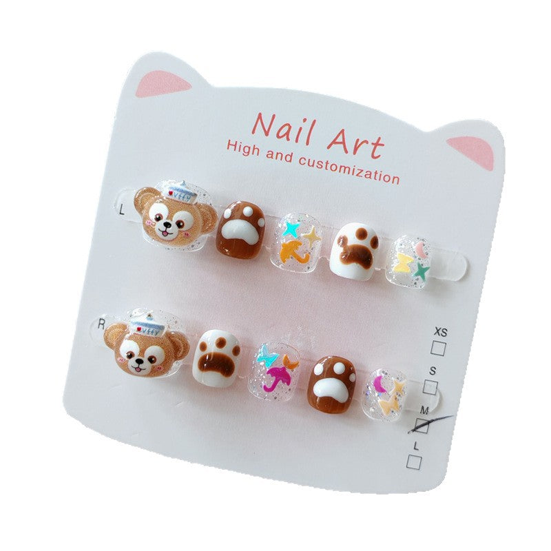 365nails：Duffy 的爪子樂園 — 手工製可愛短款橢圓形穿戴甲