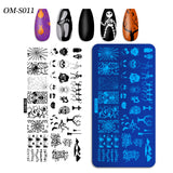 Christmas Nail Stamping Plates – Holiday Pattern Steel Templates for DIY Nail Art (MOQ=3)