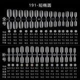 365nails 20-Shape Full-Matte Nail Tips | Professional Salon Extension Set (YS-191 to YS-266)