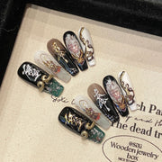 365nails: "Mythic Legend" – 3D Character Art Handmade Coffin Nails