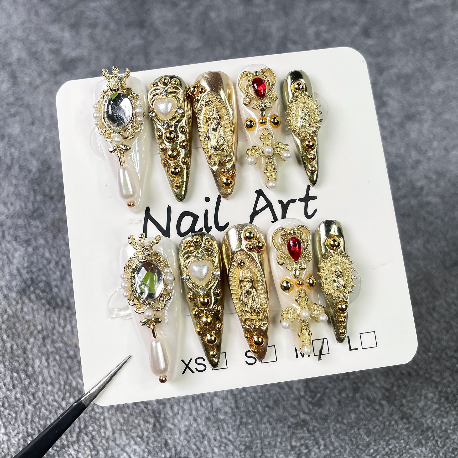 Regal Sanctum Series Press-On Nails