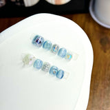 Cute Candy Cartoon Kids Press On Nails Mixed Style Set