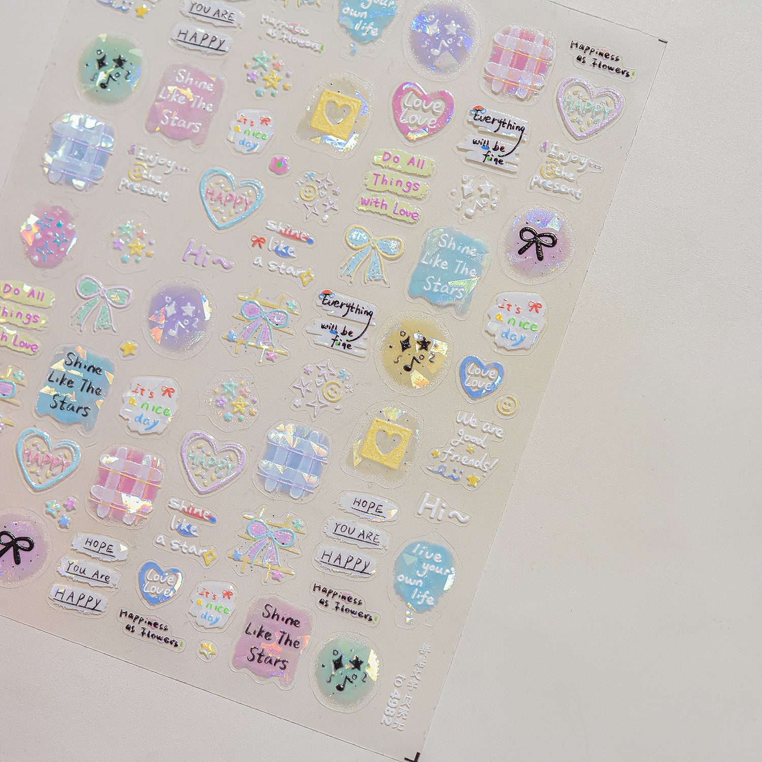 Pastel Cherry Bow – Kawaii Cute Nail Art Set