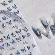 365nails: "Holographic Rainbow Butterfly" – nail art stickers