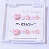 Children's special cute cartoon nail art 3-12 years old girls and children nail art film