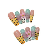 handmade press on nails Wear Summer Atmosphere Nail Art False Nails | 365nails