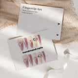 Horizontal Textured Press On Nail Display Cards (MOQ=50)