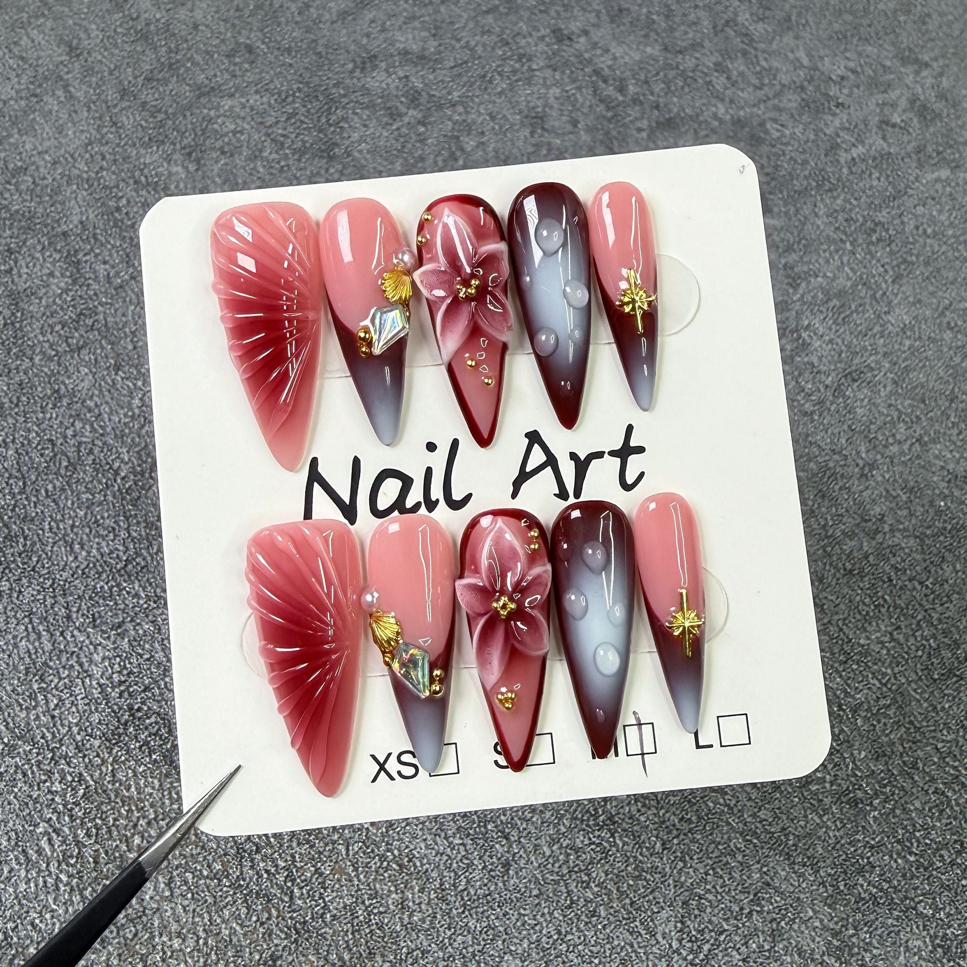 Twilight Orchid Series Press-On Nails