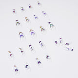 French color butterfly fat ballet  finished  manicure patch nail patch  direct supply｜365nails