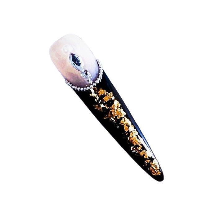 [Demon Queen] TK Wind Shein Cross-border Temu A-stream Ma ins Wind Super Long ins Wind Explosion Press On Nail