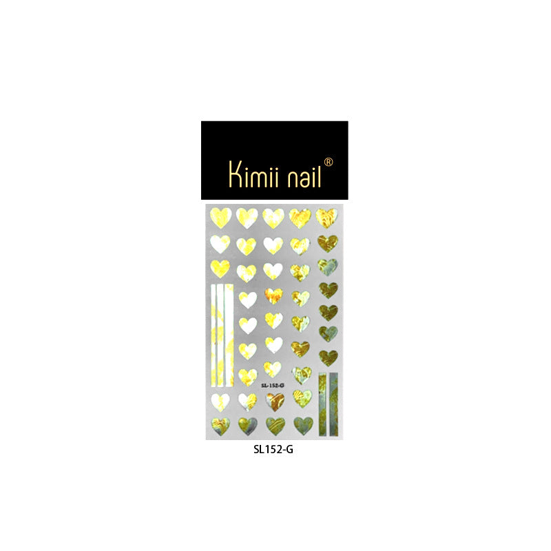365nails: "Vintage Holographic Floral Border" – nail art stickers