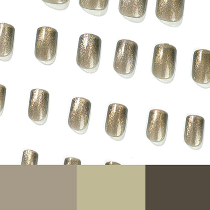 Wholesale , cat eye nail piece Finished product removable advanced press on nails｜365nails