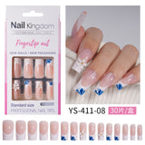 Press on nails advanced sense belt drill three-dimensional detachable nail art Spice girl fake nail press on nails wholesale