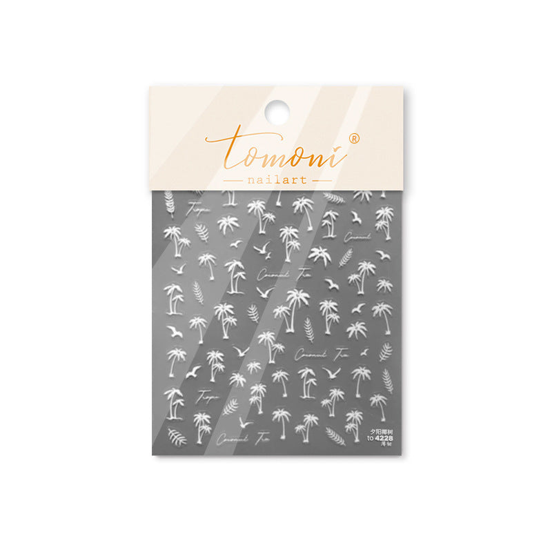 365nails: "Minimalist Palm Tree" – nail art stickers
