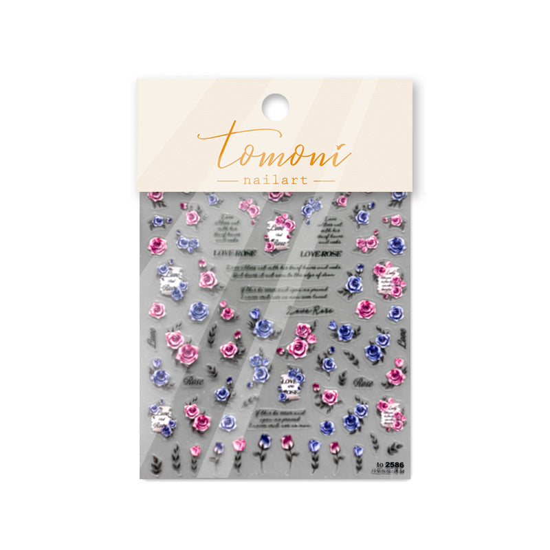 365nails : « Rose d'amour vintage » – Autocollants Nail Art