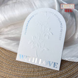 Embossed Gold Cotton Display Cards for Press On Nails (MOQ=50)