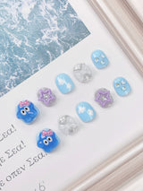 Children's special cute cartoon nail art 3-12 years old girls and children nail art film