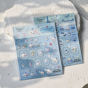 Cinnamoroll Travel Collection: "Cinnamoroll Travel Adventure" – 3D Nail Sticker