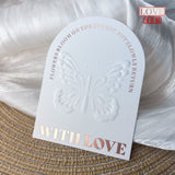 Embossed Gold Cotton Display Cards for Press On Nails (MOQ=50)