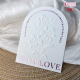 Embossed Gold Cotton Display Cards for Press On Nails (MOQ=50)