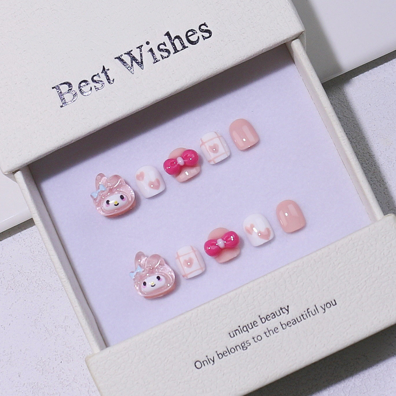 Children's special cute cartoon nail art 3-12 years old girls and children nail art film