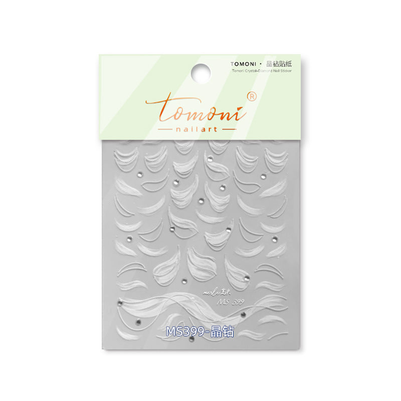 粉紅蝴蝶結與水晶格：「芭蕾甜心」—5D 浮雕甲貼
