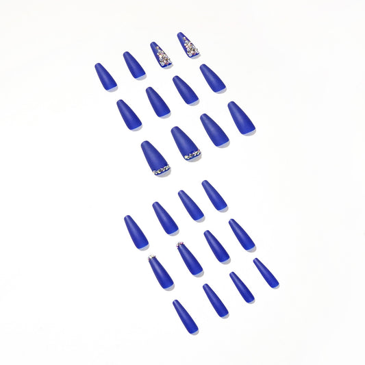 Royal blue  whitening manicure full diamond series   direct supply  wholesale  wholesale｜365nails