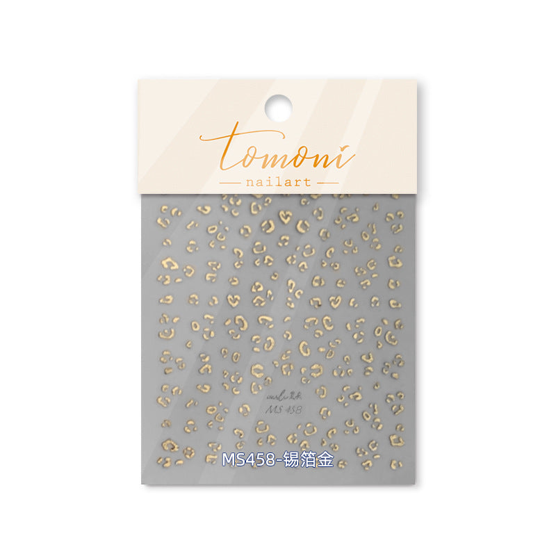 365nails: "Gold Leopard Print" – nail art stickers