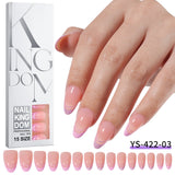 Nail Tips Exclusive for Amazon hot-selling French press on nails art patch oil injection removable fake nail piece 120 pieces