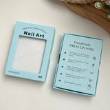 Luxury Foil Logo Window Press On Nail Box (MOQ=20)