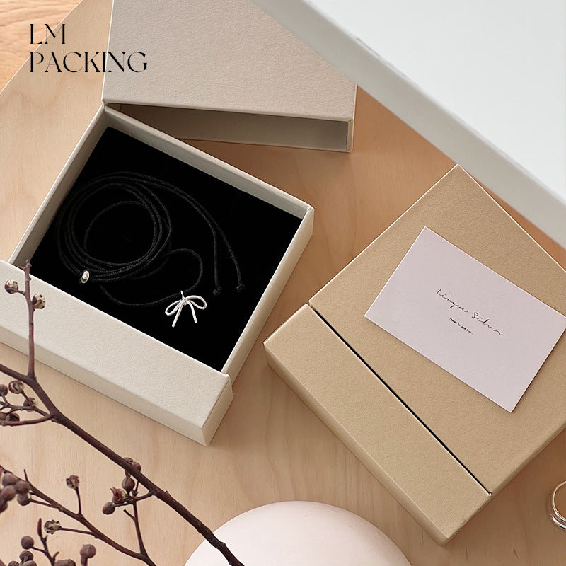 Minimalist Drawer Jewelry Packaging Box (MOQ=10)