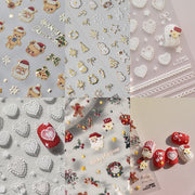 新款金箔聖誕 — 奢華節慶指甲藝術套組