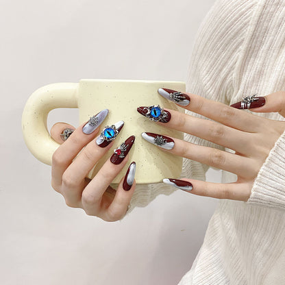 Pure handmade press on nails   nail art fake nails beauty | 365nails