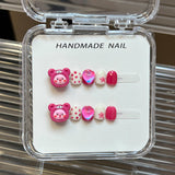 Cute Cartoon Kids Press On Nails Collection