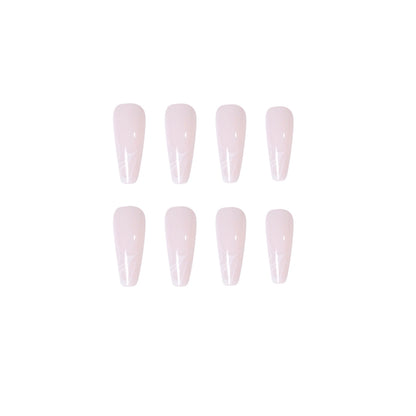 Wave Series White Wave Wear Nail Art Finished Fake Nail Nail Patch Nail Patch False Nails｜365nails