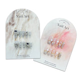 Arch Pearl Shimmer Press On Nail Display Cards (MOQ=50)