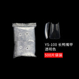 Drama Collection: "YS-100 Long Duck" – Long Duck Bill Nail Tips (500pcs Bag)