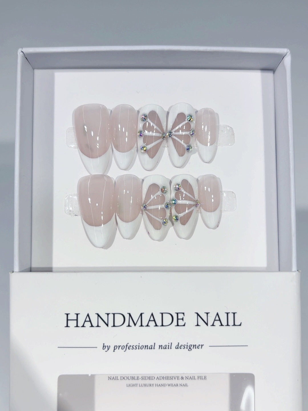Ballet Dream: "Tutu Grace" – Short Almond Press-On Nails
