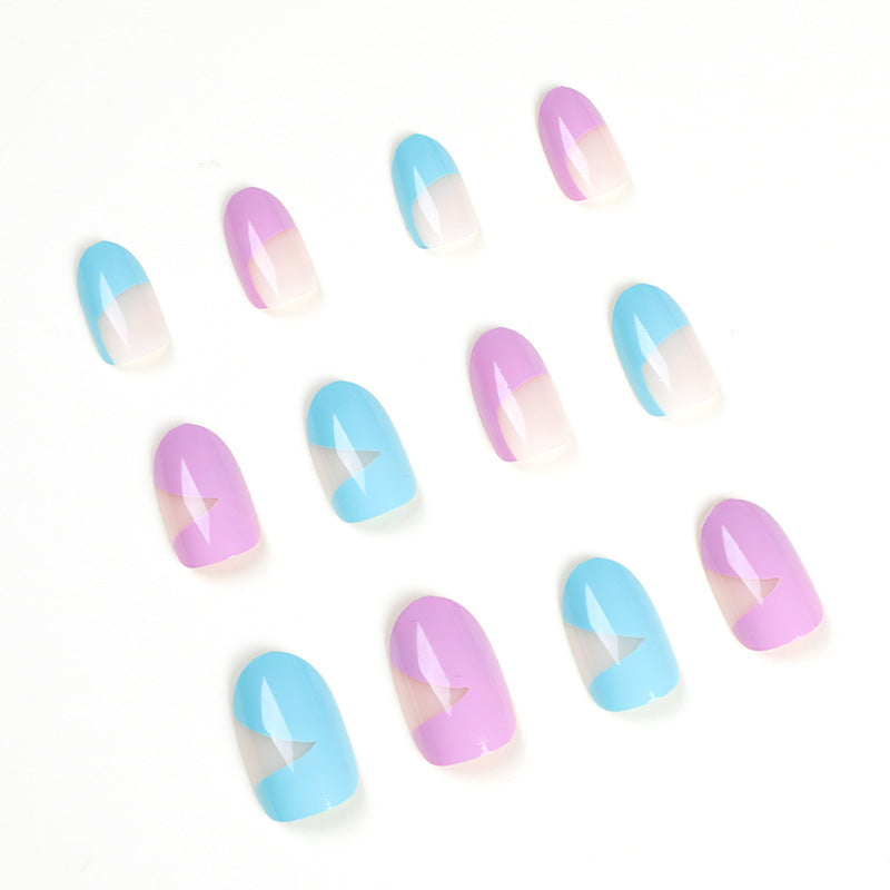 色彩搭配簡約法式穿戴甲 批發｜365nails