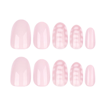 hot-selling wearing nail fake nail short short round nail piece press on nails nail piece wholesale｜365nails