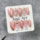Pearl Shell Elegance Series Press-On Nails