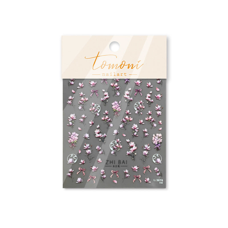 365nails: "Pink Magnolia Flower" – nail art stickers